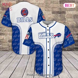 AVAILABLE Buffalo Bills Baseball Jersey 2