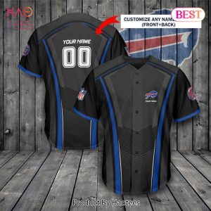 AVAILABLE Buffalo Bills Baseball Jersey 360