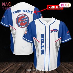 AVAILABLE Buffalo Bills Baseball Jersey 416