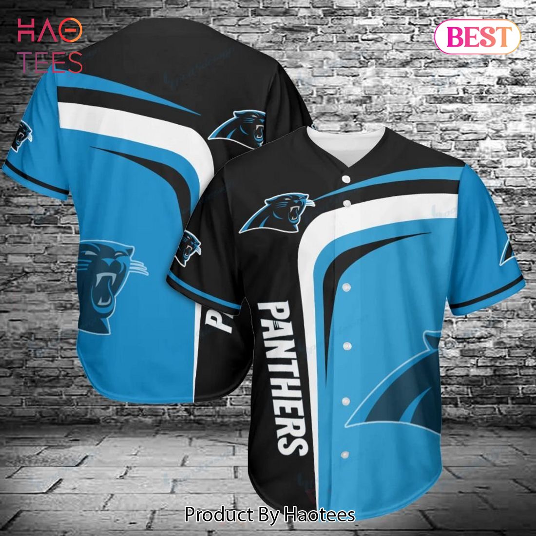 AVAILABLE Carolina Panthers Baseball Jersey 445 AVAILABLE Carolina Panthers Baseball Jersey 445