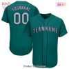 AVAILABLE Custom Aqua Gray Navy Authentic Baseball Jersey AVAILABLE Custom Aqua Gray Navy Authentic Baseball Jersey