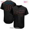 AVAILABLE Custom Black Black Kelly Green Authentic Baseball Jersey AVAILABLE Custom Black Black Kelly Green Authentic Baseball Jersey