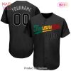 AVAILABLE Custom Black Black Powder Blue Authentic Baseball Jersey AVAILABLE Custom Black Black Powder Blue Authentic Baseball Jersey