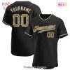 AVAILABLE Custom Black Crimson Khaki Authentic Baseball Jersey AVAILABLE Custom Black Crimson Khaki Authentic Baseball Jersey