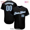 AVAILABLE Custom Black Neon Green White Authentic Baseball Jersey AVAILABLE Custom Black Neon Green White Authentic Baseball Jersey