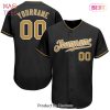 AVAILABLE Custom Black Neon Green White Authentic Baseball Jersey AVAILABLE Custom Black Neon Green White Authentic Baseball Jersey
