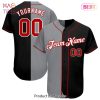 AVAILABLE Custom Black Red White Authentic American Flag Fashion Baseball Jersey