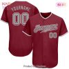 AVAILABLE Custom Cream Red Navy Authentic Baseball Jersey AVAILABLE Custom Cream Red Navy Authentic Baseball Jersey