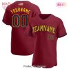 AVAILABLE Custom Crimson Navy Gold Authentic Baseball Jersey AVAILABLE Custom Crimson Navy Gold Authentic Baseball Jersey