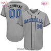 AVAILABLE Custom Gray Green Gold Authentic Baseball Jersey AVAILABLE Custom Gray Green Gold Authentic Baseball Jersey