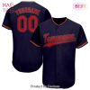 AVAILABLE Custom Navy Red Old Gold Authentic Baseball Jersey