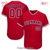 AVAILABLE Custom Red Navy Old Gold Authentic Baseball Jersey AVAILABLE Custom Red Navy Old Gold Authentic Baseball Jersey