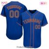AVAILABLE Custom Royal Gray Orange Authentic Baseball Jersey