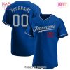 AVAILABLE Custom Royal Light Blue Red Authentic Baseball Jersey AVAILABLE Custom Royal Light Blue Red Authentic Baseball Jersey