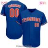 AVAILABLE Custom Royal Light Blue Red Authentic Baseball Jersey AVAILABLE Custom Royal Light Blue Red Authentic Baseball Jersey