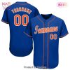 AVAILABLE Custom Royal Orange White Authentic Baseball Jersey AVAILABLE Custom Royal Orange White Authentic Baseball Jersey