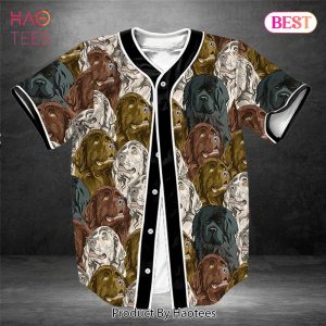 AVAILABLE Lovely newfoundland dog 12345 Gift for lover Baseball Jersey