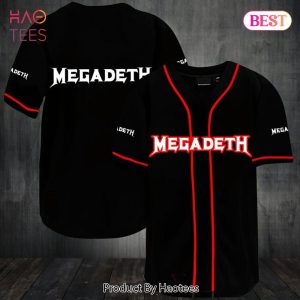 AVAILABLE Megadeth D Baseball Tee Jersey Shirt Unisex Men Women