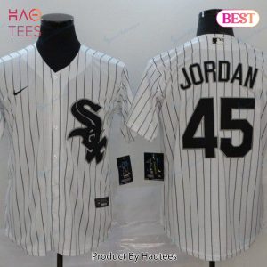 AVAILABLE Men’s Chicago White Sox 45 Michael Jordan Baseball Jersey 56