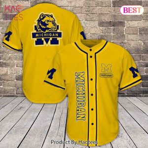 AVAILABLE Michigan Wolverines Baseball Jersey 382