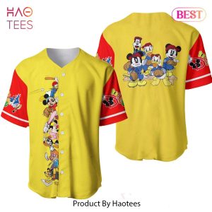 AVAILABLE Mickey and Friend Baseball Jersey