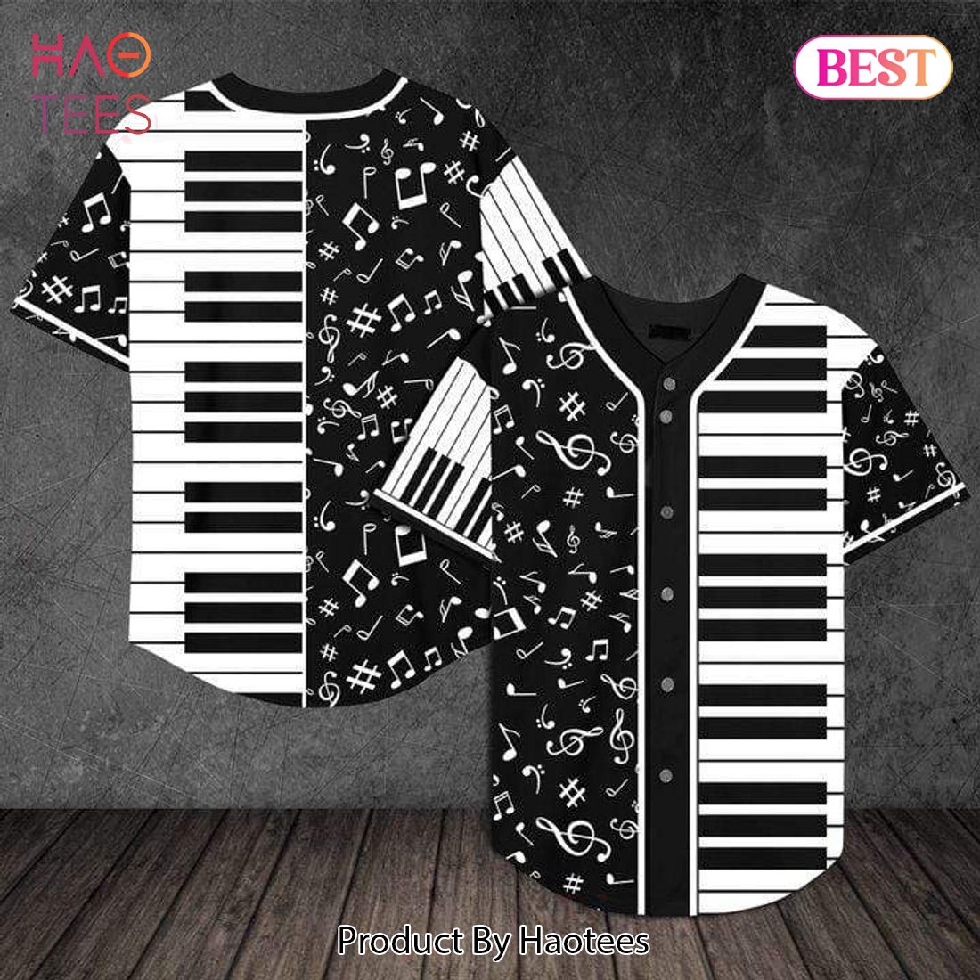AVAILABLE Piano Musical Note Baseball Jersey Kv AVAILABLE Piano Musical Note Baseball Jersey Kv