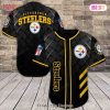 AVAILABLE Pittsburgh Steelers Baseball Jersey 1