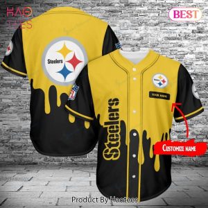 AVAILABLE Pittsburgh Steelers Baseball Jersey 410