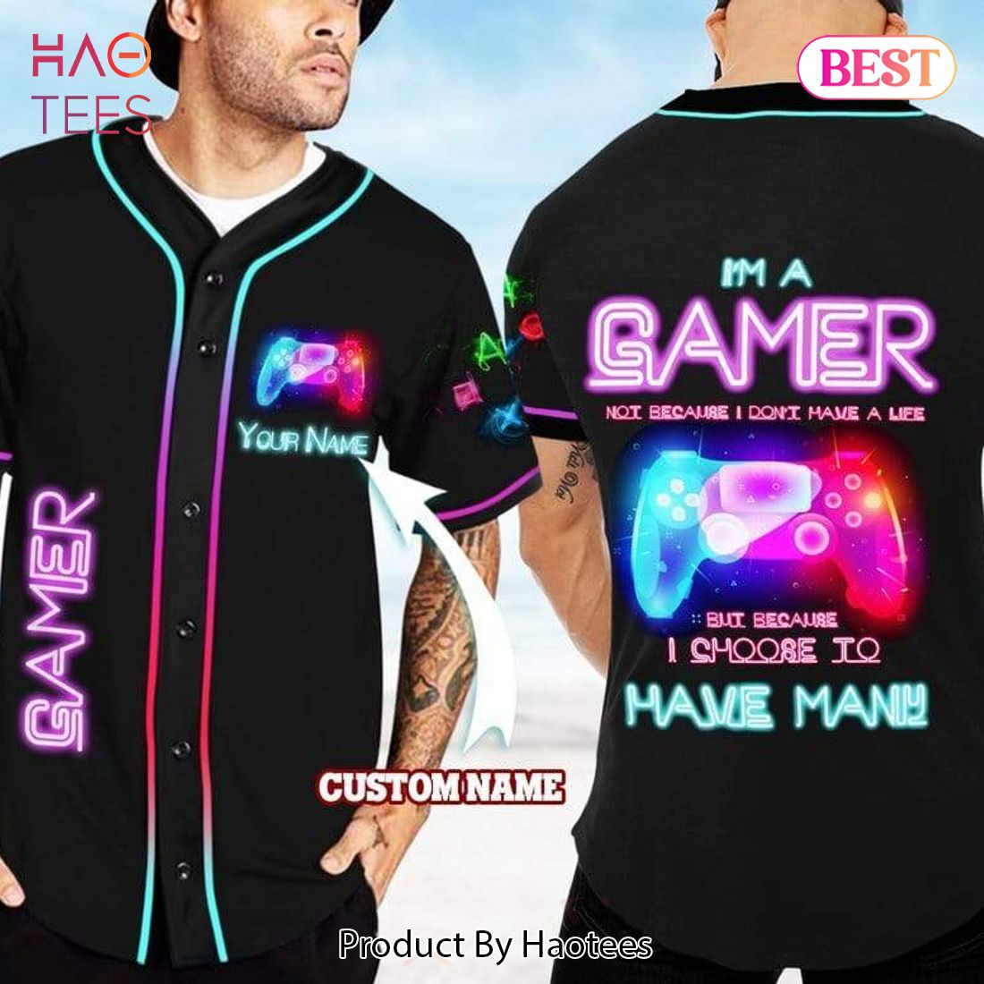 AVAILABLE Ps Gamer I DonT Have A Life 3D Baseball Jersey H AVAILABLE Ps Gamer I DonT Have A Life 3D Baseball Jersey H