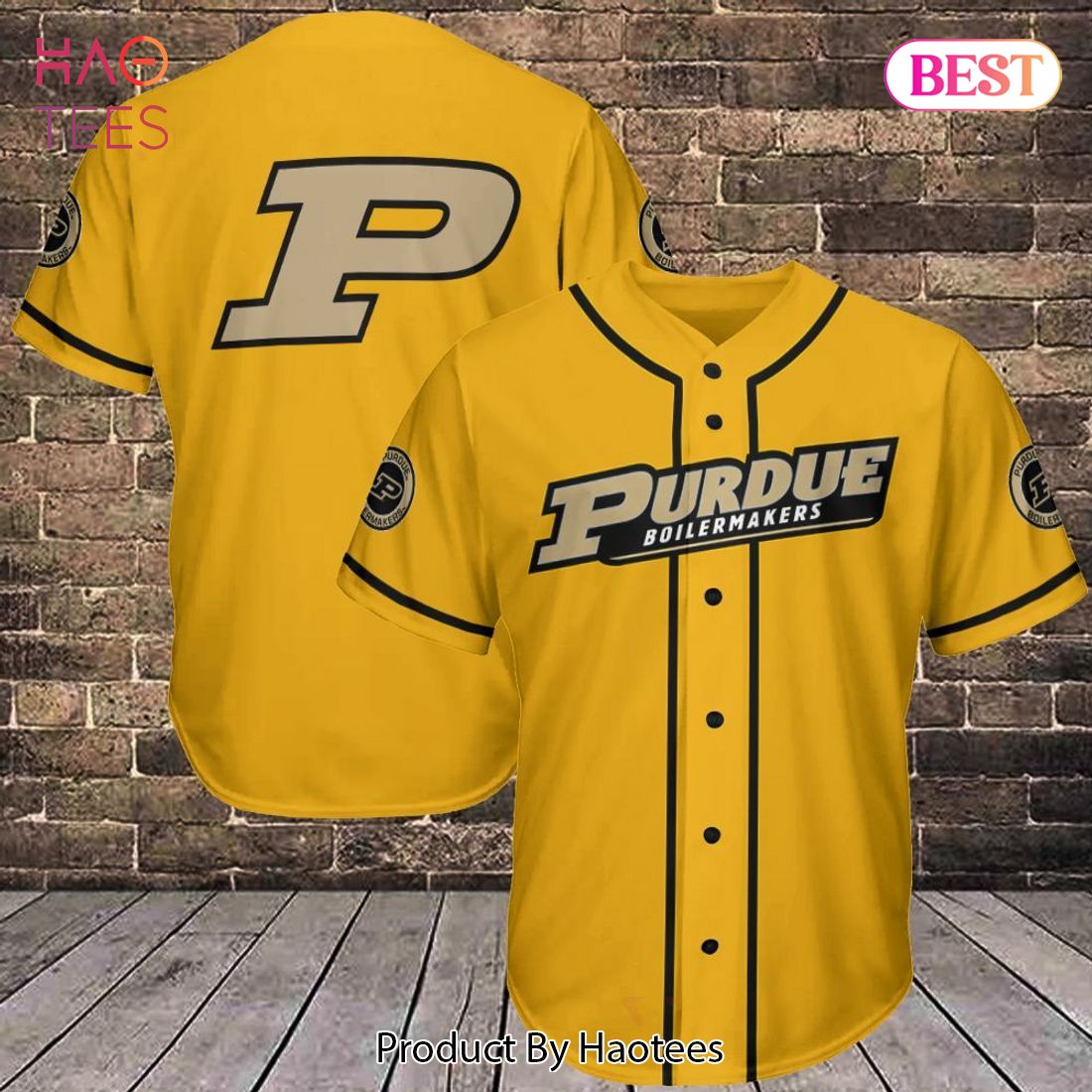 AVAILABLE Purdue Boilermakers Baseball Jersey 259