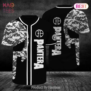 AVAILABLE Skull Pantera Baseball Tee Jersey Shirt Unisex Men Women