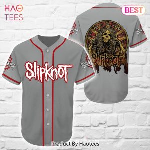 AVAILABLE Slipknot Baseball Tee Jersey Shirt Grey Unisex Men Women