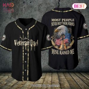 AVAILABLE Veteran Dad Heroes Baseball Jersey