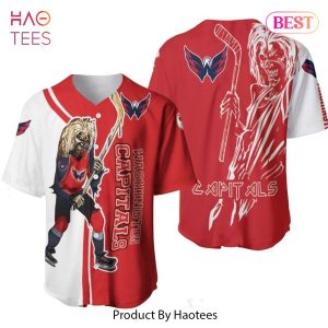 AVAILABLE Washington Capitals NHL teams And Zombie Gift for lover Baseball Jersey