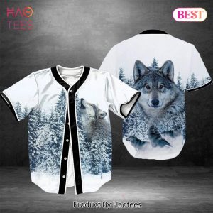 AVAILABLE Winter Wolf Baseball Jersey Kv
