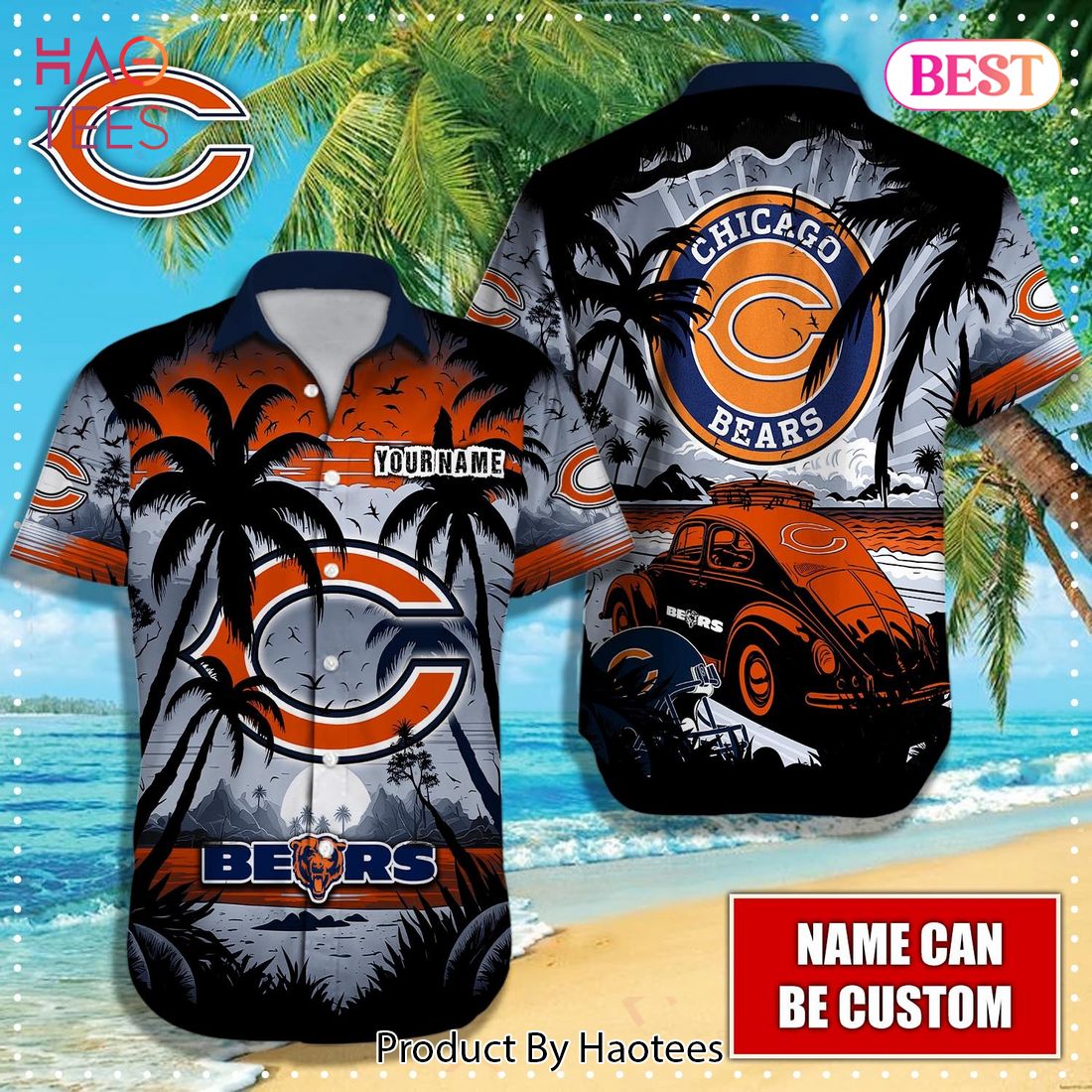 Chicago Bears hawaiian shirt hot 2023 