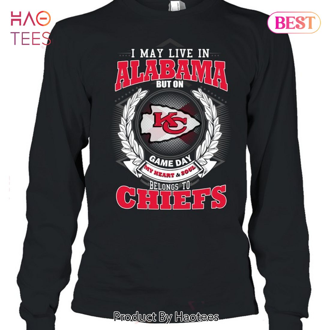 Nike Women's Kansas City Chiefs Dri-FIT High Hip Pocket T-shirt