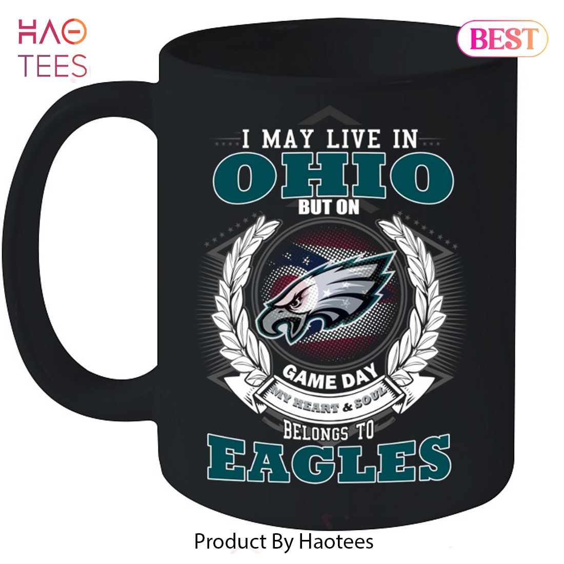 I May Live In West Virginia But On Game Day My Heart & Soul Belongs To Philadelphia  Eagles T-Shirt - TeeNavi