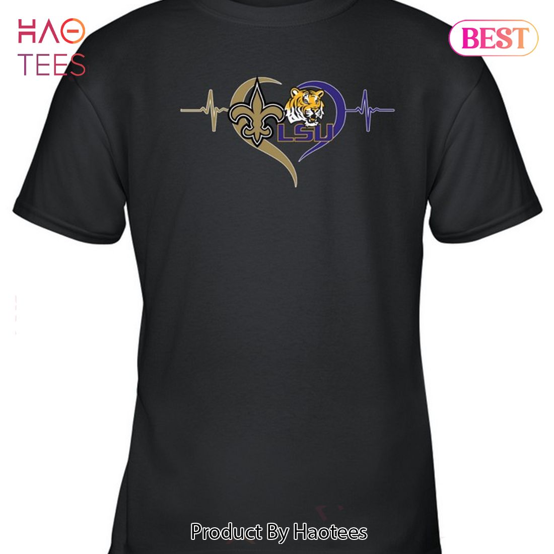 Superman New Orleans Saints And LSU Tigers Shirt