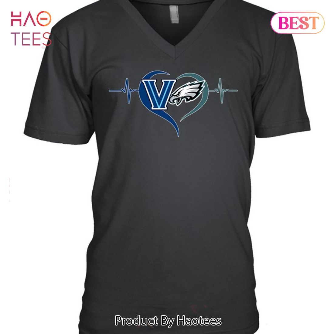 Villanova Wildcats And Philadelphia Eagles Unisex T-Shirt