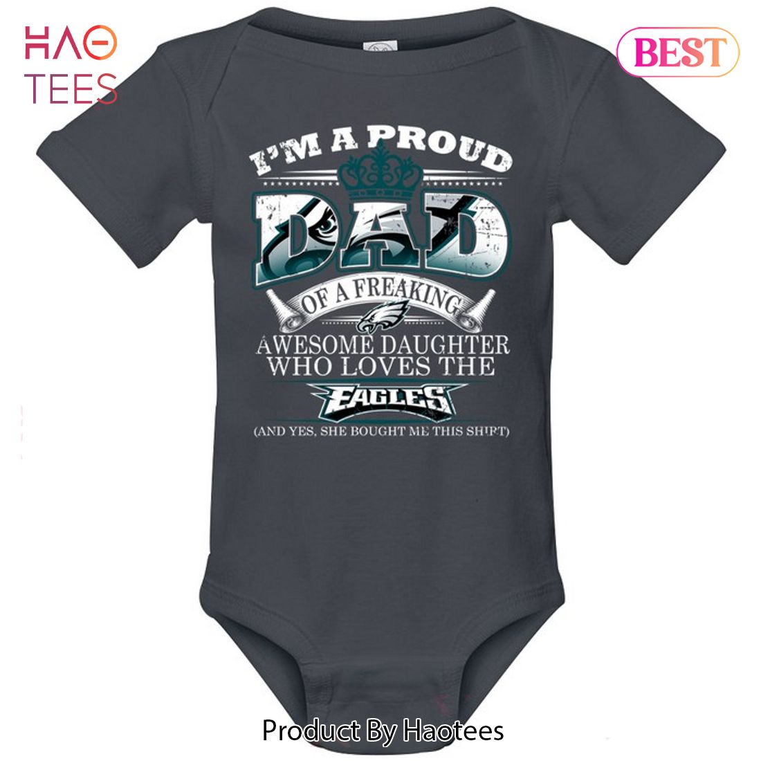 Proud Of Dad Of An Awesome Daughter Philadelphia Eagles T Shirts – Best  Funny Store