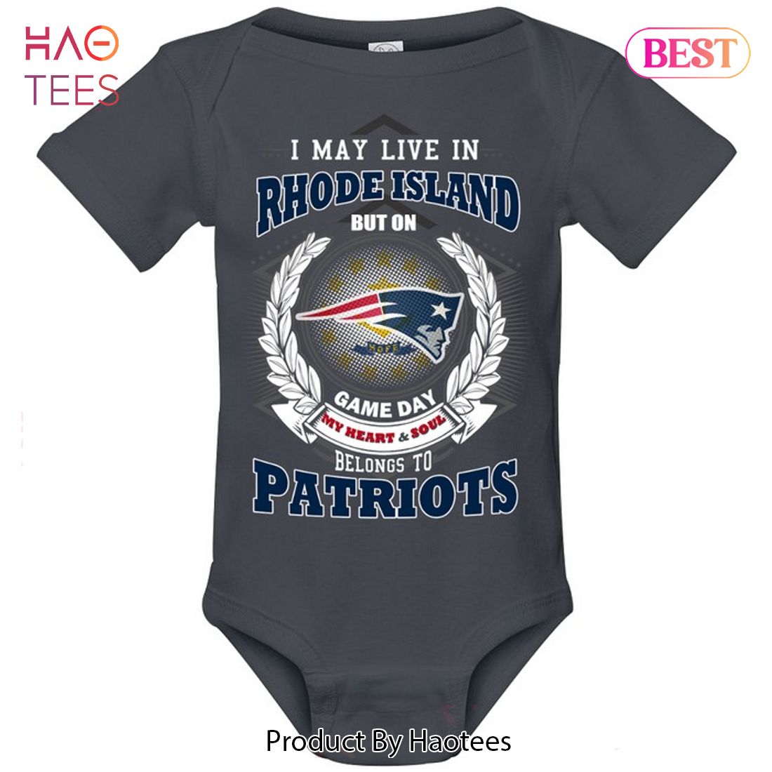 I may live in rhode island but on game day my heart & soul belongs to new  england Patriots shirt, hoodie, longsleeve tee, sweater