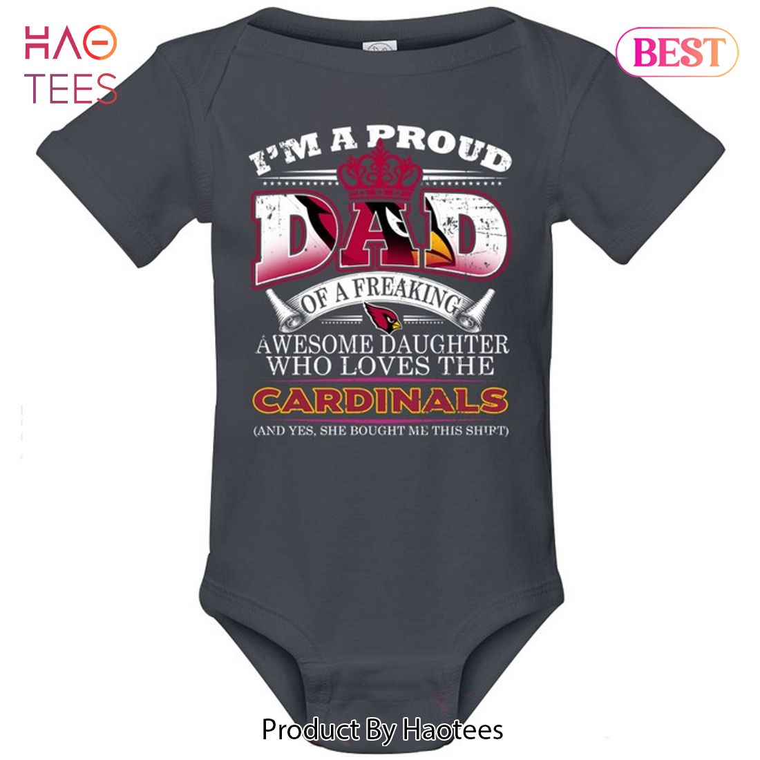 HOT I Am A Proud Dad Of A Freaking Awesome Daughter Who Loves The Arizona Cardinals Unisex T-Shirt HOT I Am A Proud Dad Of A Freaking Awesome Daughter Who Loves The Arizona Cardinals Unisex T-Shirt