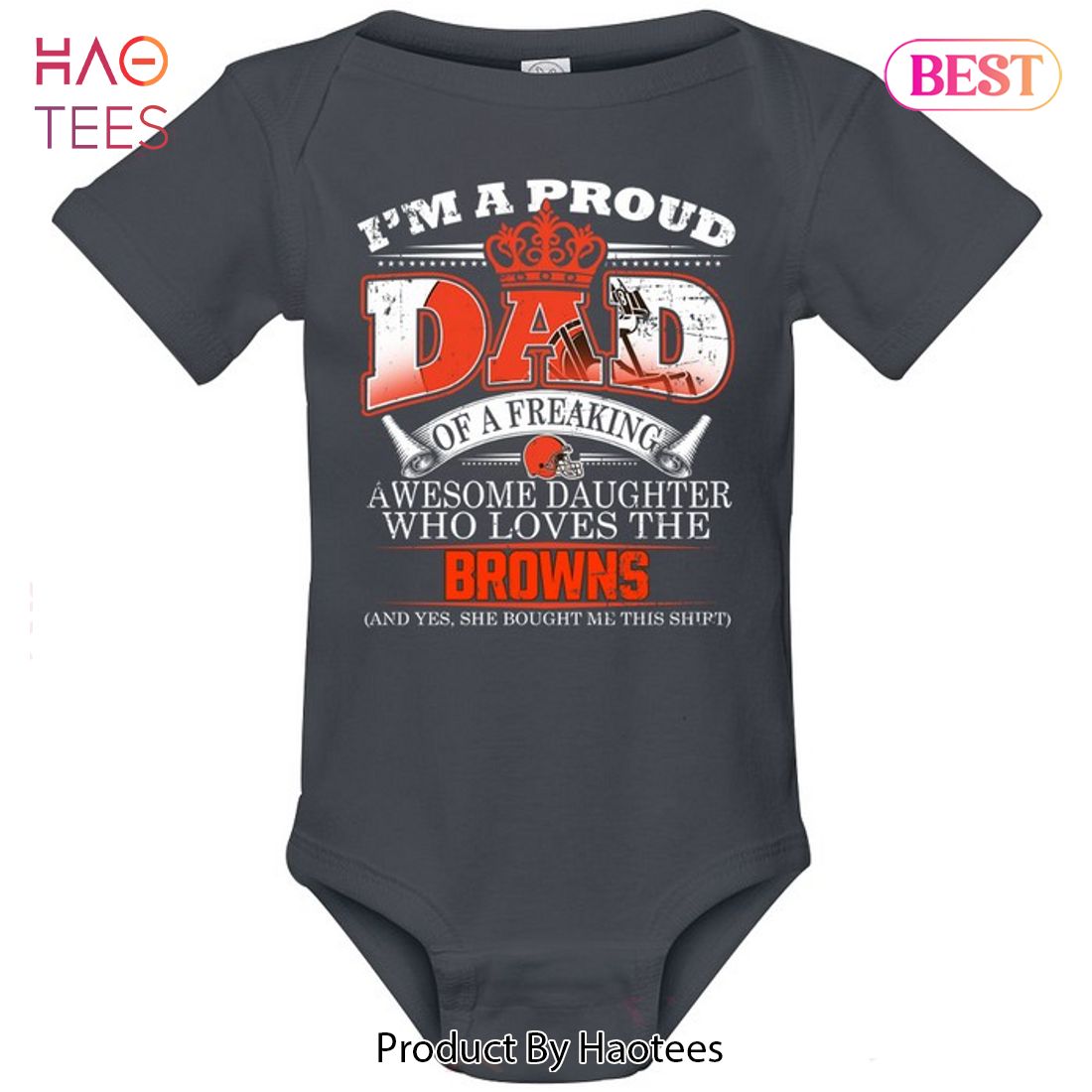 HOT I Am A Proud Dad Of A Freaking Awesome Daughter Who Loves The Cleveland Browns Unisex T-Shirt HOT I Am A Proud Dad Of A Freaking Awesome Daughter Who Loves The Cleveland Browns Unisex T-Shirt