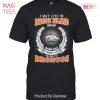 HOT I May Live In Rhode Island But On Game Day My Heart & Soul Belongs To Denver Broncos Unisex T-Shirt