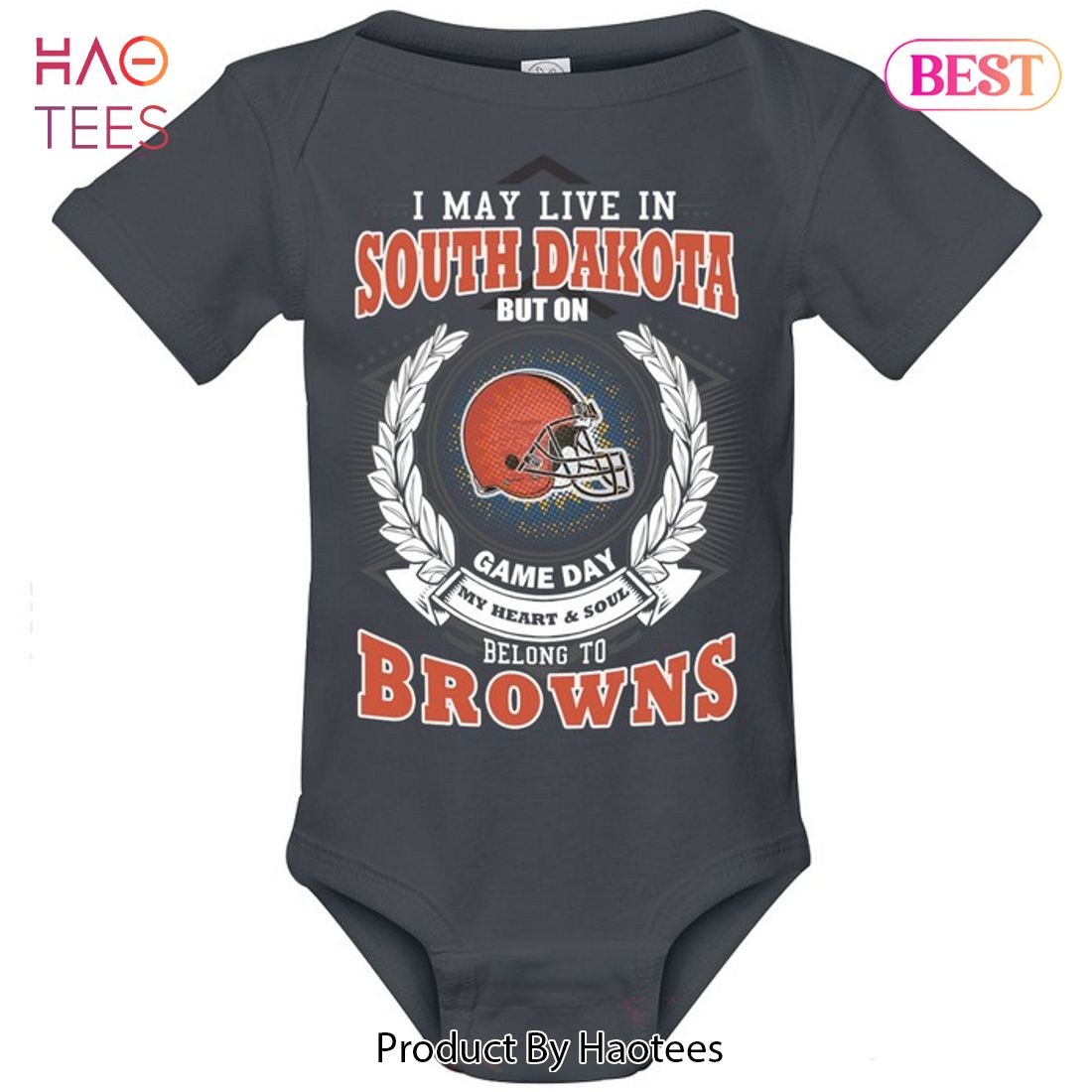HOT I May Live In South Dakota But On Game Day My Heart & Soul Belongs To Cleveland Browns Unisex T-Shirt HOT I May Live In South Dakota But On Game Day My Heart & Soul Belongs To Cleveland Browns Unisex T-Shirt