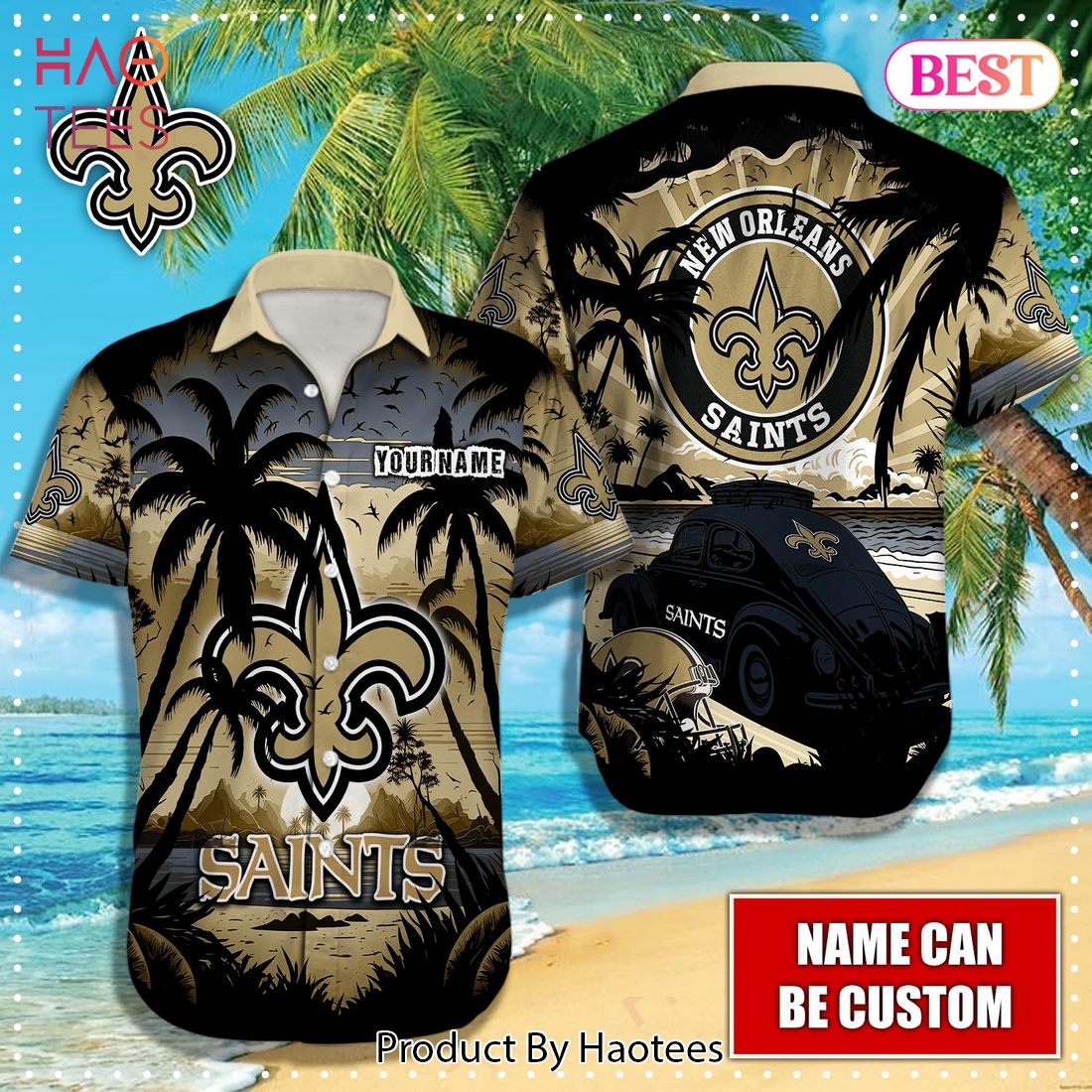 New Orleans Saints Nfl Personalized Personalized Hawaiian Shirt