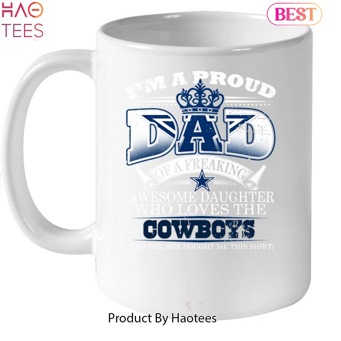 HOT TREND I Am A Proud Dad Of A Freaking Awesome Daughter Who Loves The Dallas Cowboys Unisex T-Shirt HOT TREND I Am A Proud Dad Of A Freaking Awesome Daughter Who Loves The Dallas Cowboys Unisex T-Shirt
