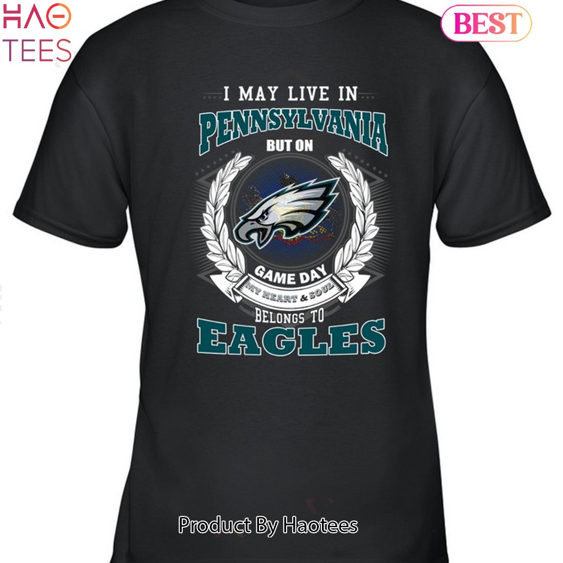 HOT TREND I May Live In Pennsylvania But On Game Day My Heart & Soul Belongs To Philadelphia Eagles Unisex T-Shirt HOT TREND I May Live In Pennsylvania But On Game Day My Heart & Soul Belongs To Philadelphia Eagles Unisex T-Shirt