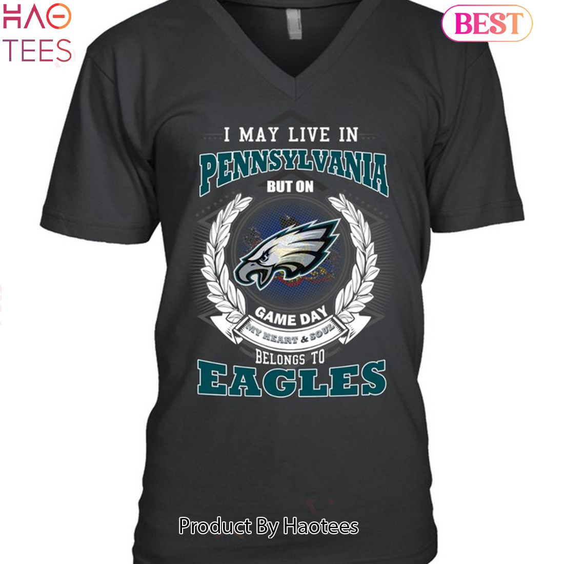 HOT TREND I May Live In Pennsylvania But On Game Day My Heart & Soul Belongs To Philadelphia Eagles Unisex T-Shirt HOT TREND I May Live In Pennsylvania But On Game Day My Heart & Soul Belongs To Philadelphia Eagles Unisex T-Shirt